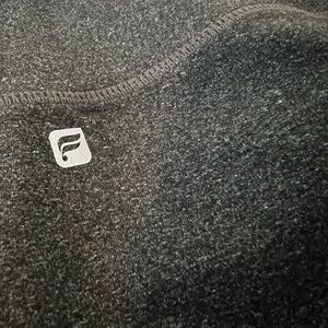 Fabletics Heather Gray Mid-Rise Cropped Legging. Size Medium.